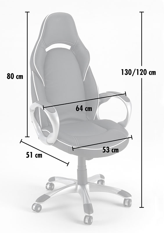 Ergonomic Design Racing Style Office Chair With Adjustable Height